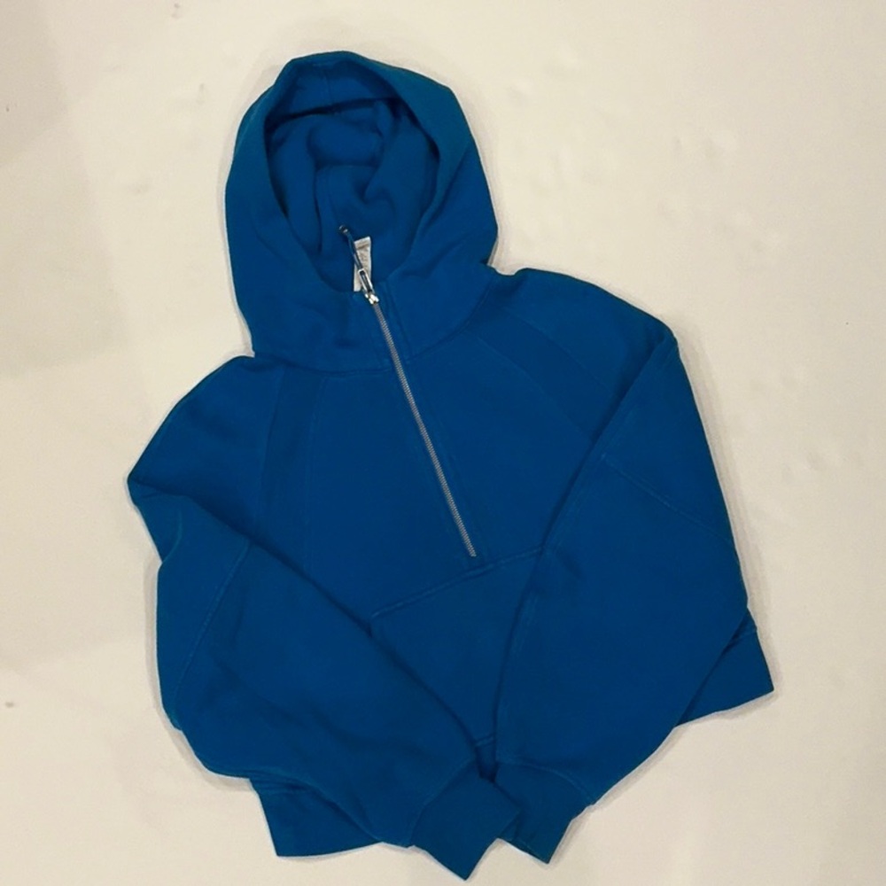 Lululemon Athletica Blue Zip-Up Hoodie Sweatshirt